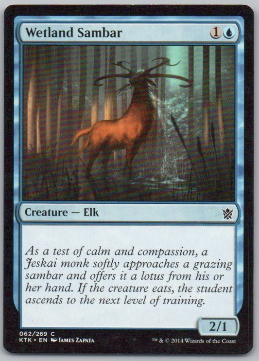 Wetland Sambar 62 Normal Creature Card - Khans of Tarkir