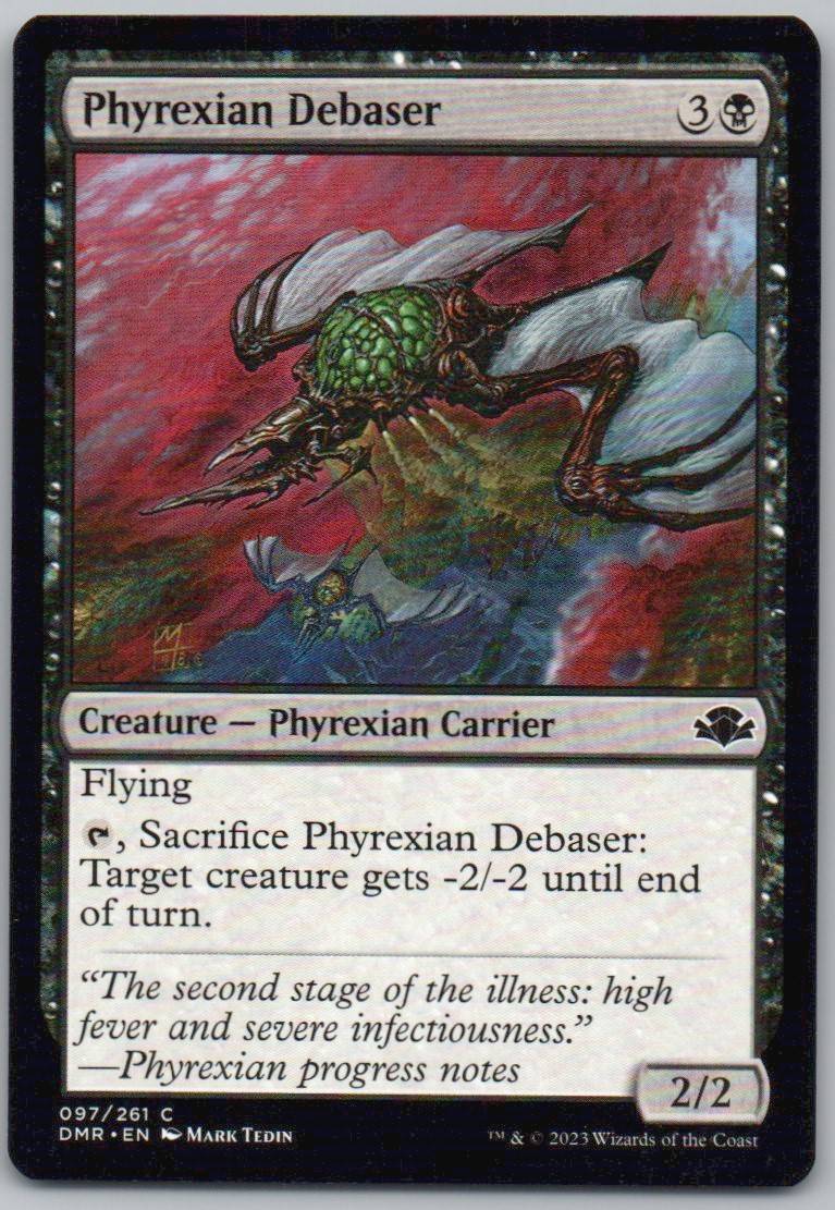 Phyrexian Debaser 97 Normal Creature Card - Dominaria Remastered