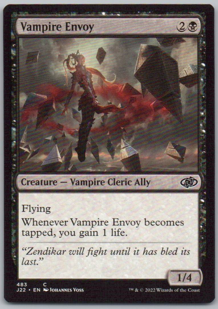 Vampire Envoy 483 0 Creature Card - Jumpstart 2022