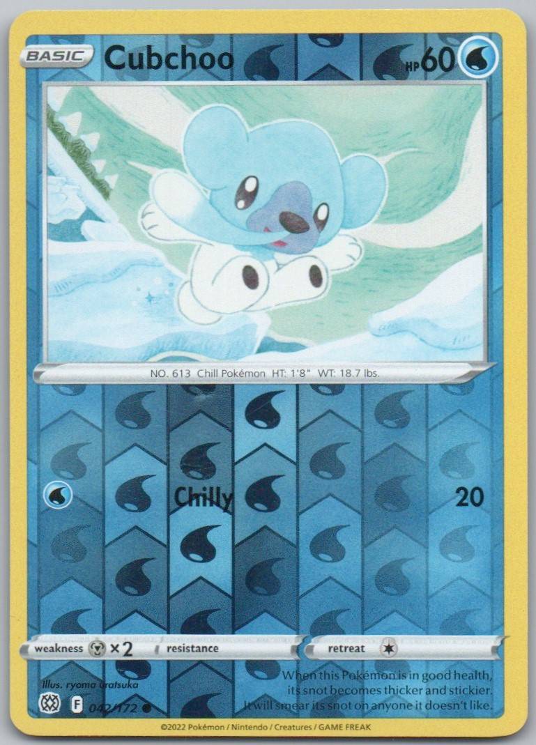 Cubchoo 042 Normal Water Card - Brilliant Stars