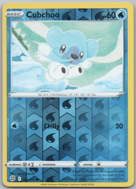 Cubchoo 042 Normal Water Card - Brilliant Stars
