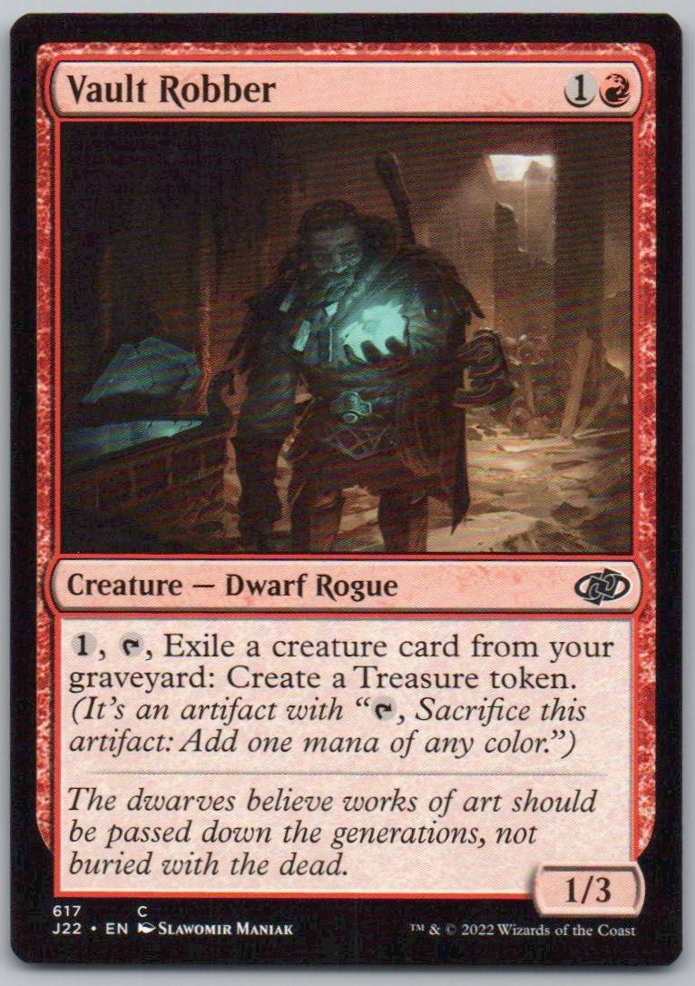 Vault Robber 617 0 Creature Card - Jumpstart 2022