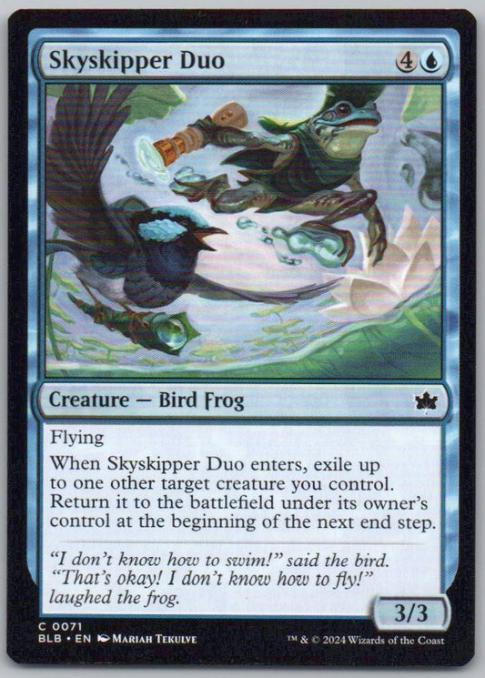 Skyskipper Duo 71 Normal Creature Card - Bloomburrow