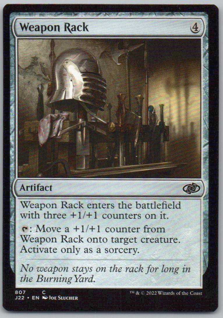 Weapon Rack 807 0 Artifact Card - Jumpstart 2022