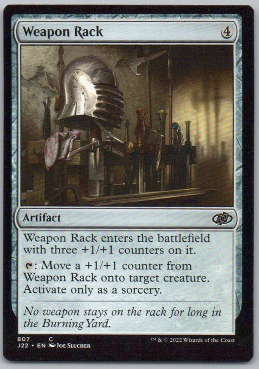 Weapon Rack 807 0 Artifact Card - Jumpstart 2022