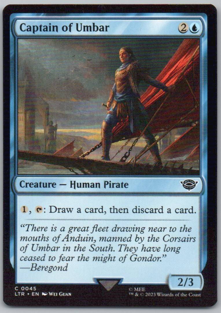 Captain of Umbar 45 0 Creature Card - Universes Beyond: The Lord of the Rings: Tales of Middle-earth