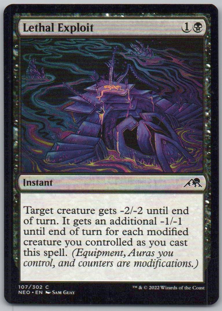 Lethal Exploit 107 Normal Instant Card - Kamigawa: Neon Dynasty