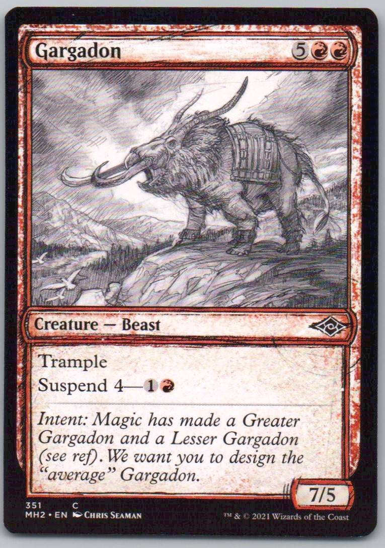 Gargadon (Showcase) 351 0 Creature Card - Modern Horizons 2