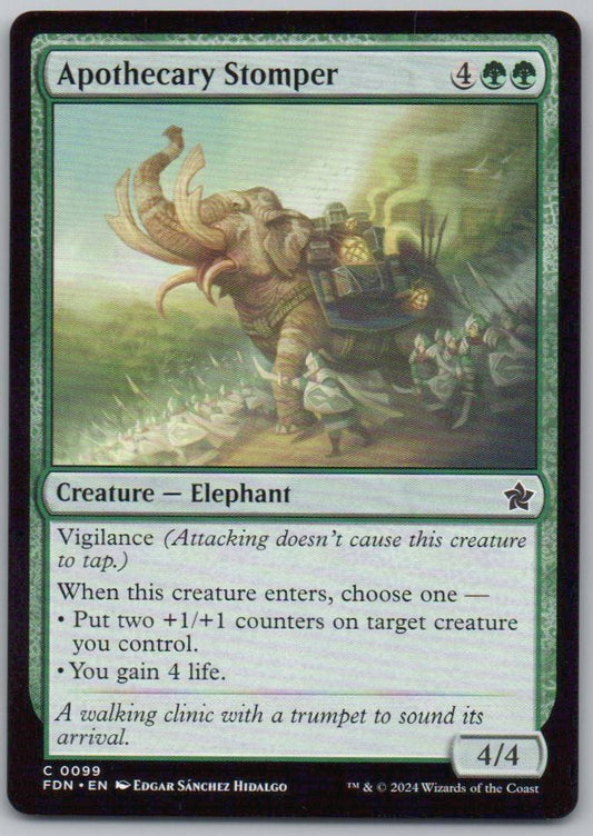 Apothecary Stomper 99 Normal Creature Card - Foundations