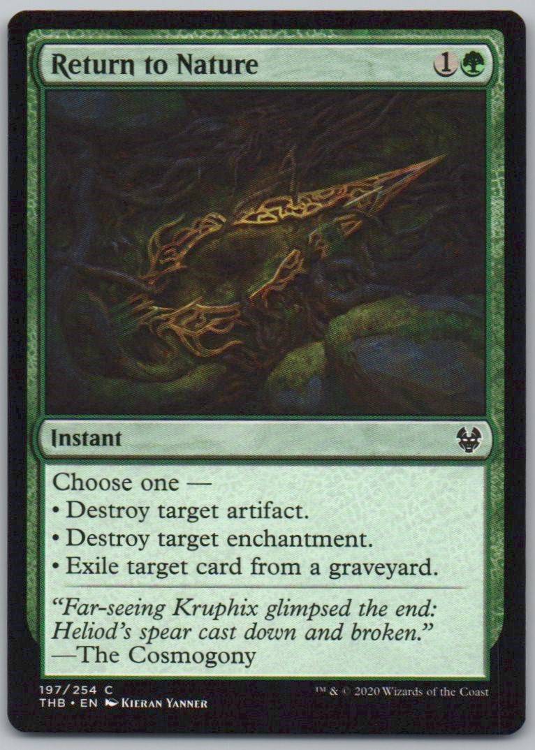 Return to Nature 197 Normal Instant Card - Theros Beyond Death