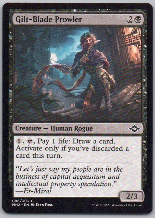 Gilt-Blade Prowler 86 0 Creature Card - Modern Horizons 2