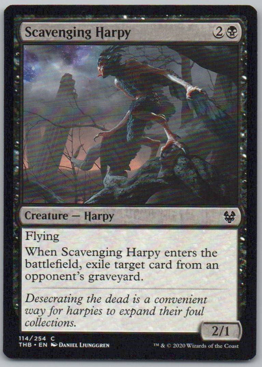 Scavenging Harpy 114 Normal Creature Card - Theros Beyond Death