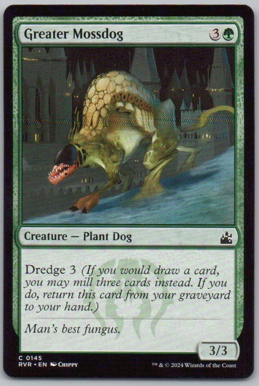 Greater Mossdog 145 Normal Creature Card - Ravnica Remastered
