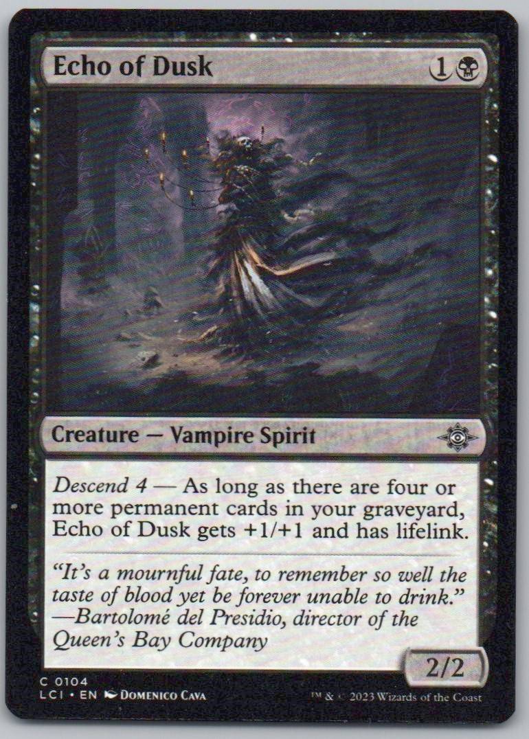 Echo of Dusk 104 Normal Creature Card - The Lost Caverns of Ixalan