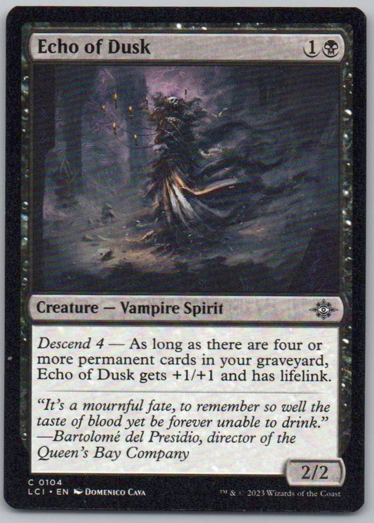 Echo of Dusk 104 Normal Creature Card - The Lost Caverns of Ixalan