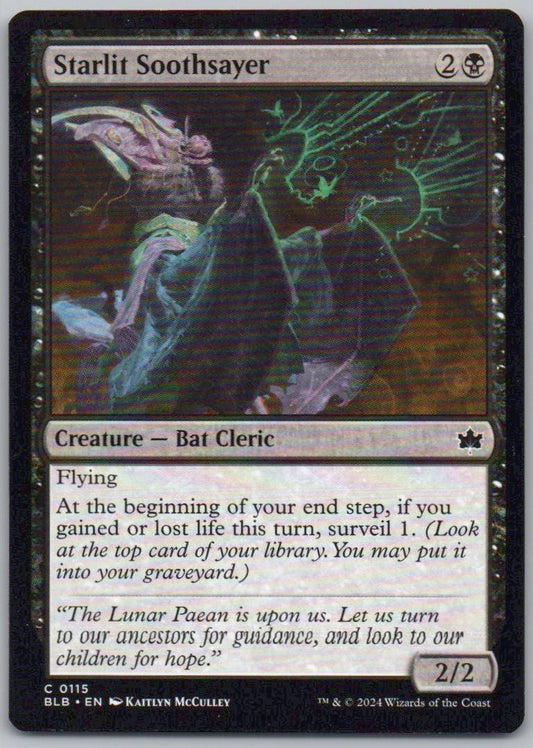 Starlit Soothsayer 115 Normal Creature Card - Bloomburrow