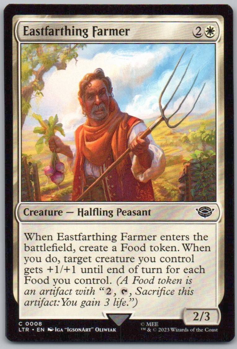 Eastfarthing Farmer 8 0 Creature Card - Universes Beyond: The Lord of the Rings: Tales of Middle-earth