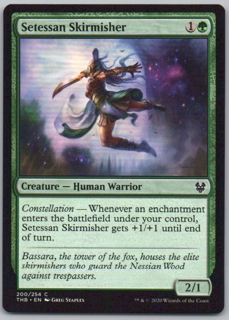 Setessan Skirmisher 200 Normal Creature Card - Theros Beyond Death