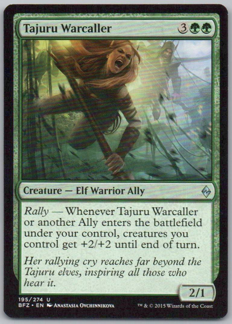 Tajuru Warcaller 195 Normal Creature Card - Battle for Zendikar