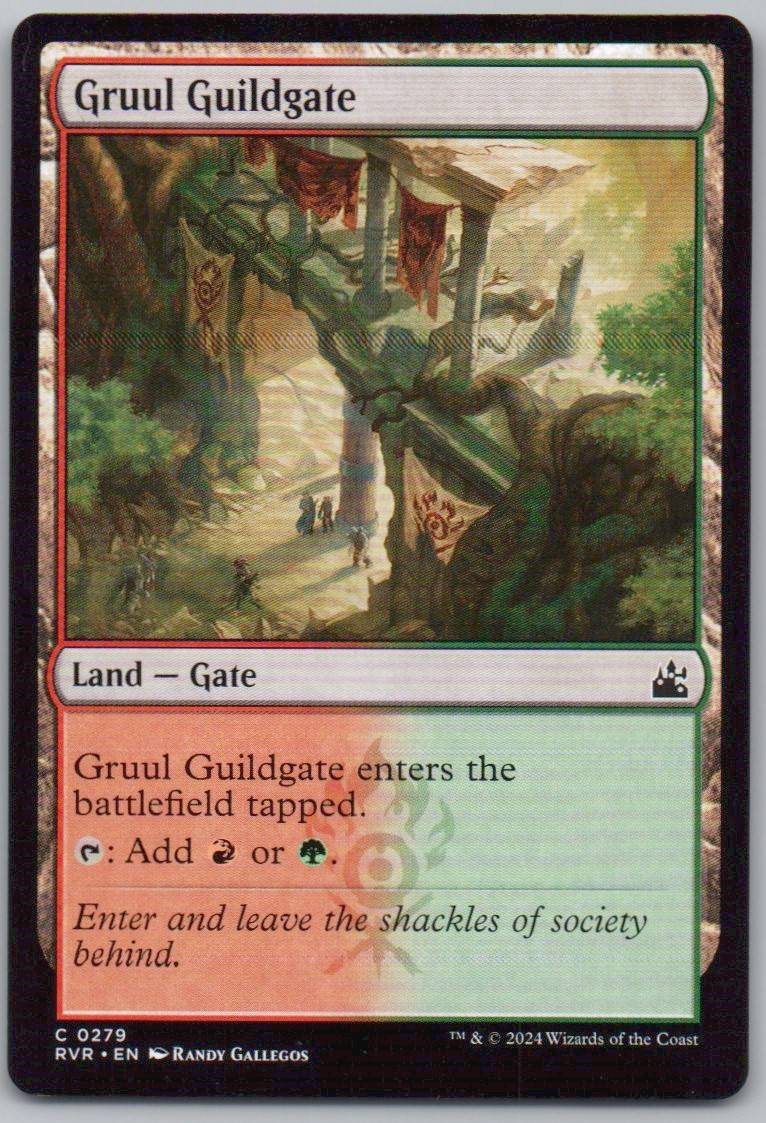 Gruul Guildgate 279 Normal Land Card - Ravnica Remastered