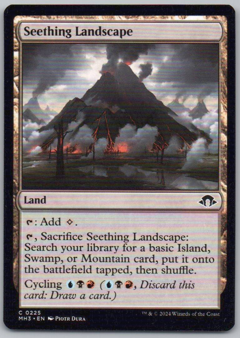 Seething Landscape 225 0 Land Card - Modern Horizons 3