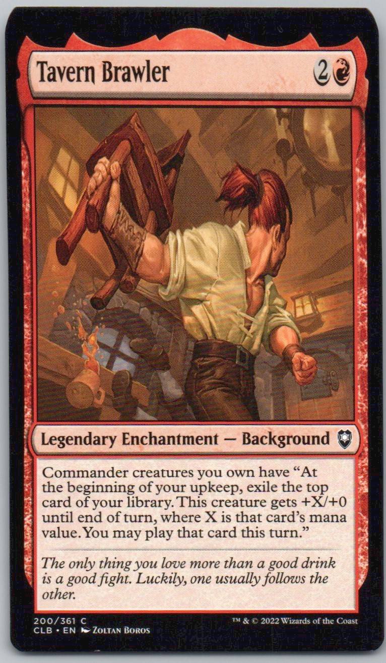 Tavern Brawler 200 Normal Legendary Card - Commander Legends: Battle for Baldur's Gate