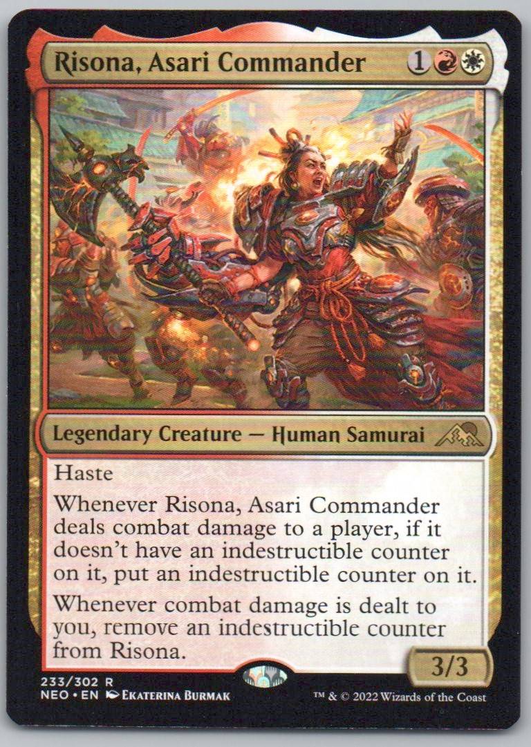 Risona, Asari Commander 233 Normal Legendary Card - Kamigawa: Neon Dynasty