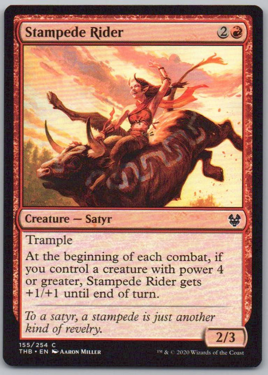 Stampede Rider 155 Normal Creature Card - Theros Beyond Death