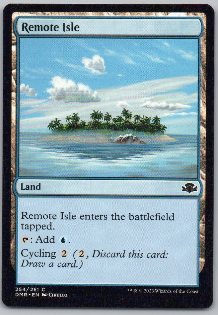 Remote Isle 254 Normal Land Card - Dominaria Remastered
