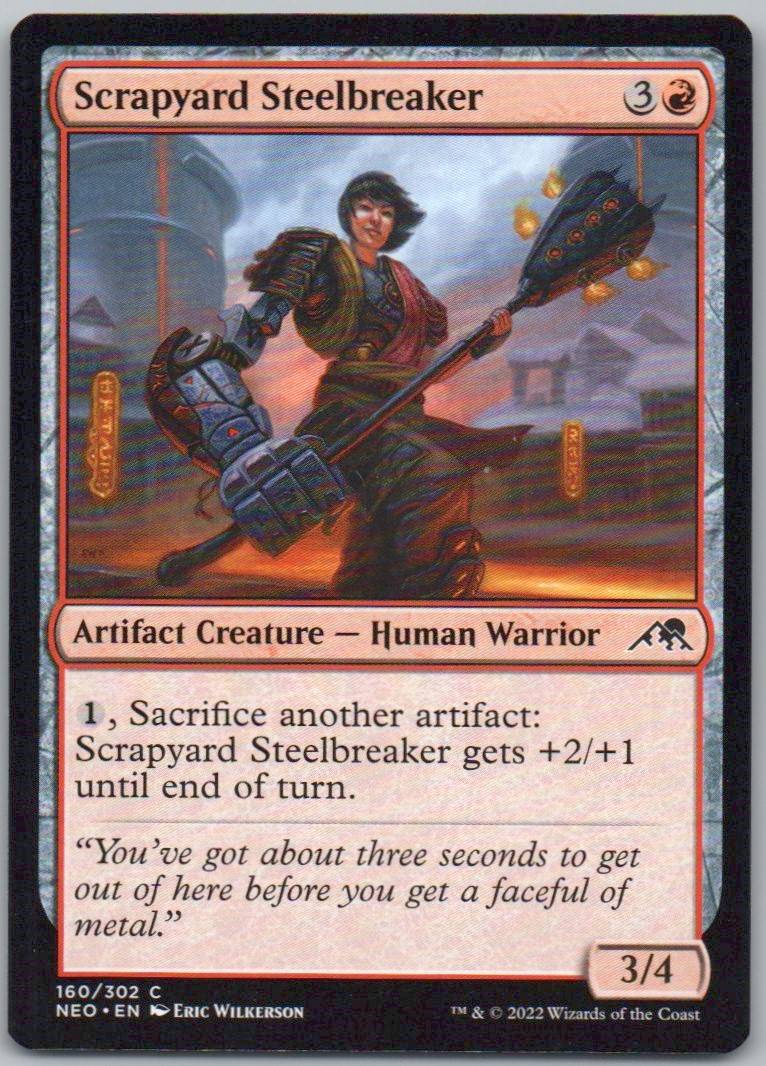 Scrapyard Steelbreaker 160 Normal Artifact Card - Kamigawa: Neon Dynasty