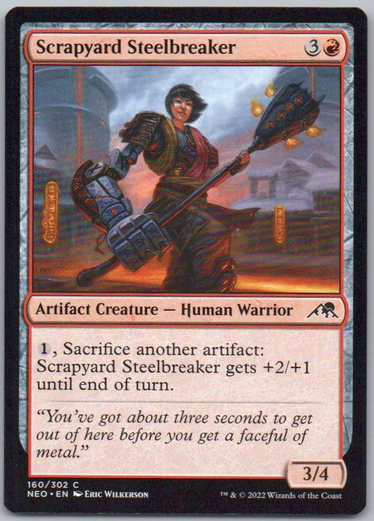 Scrapyard Steelbreaker 160 Normal Artifact Card - Kamigawa: Neon Dynasty