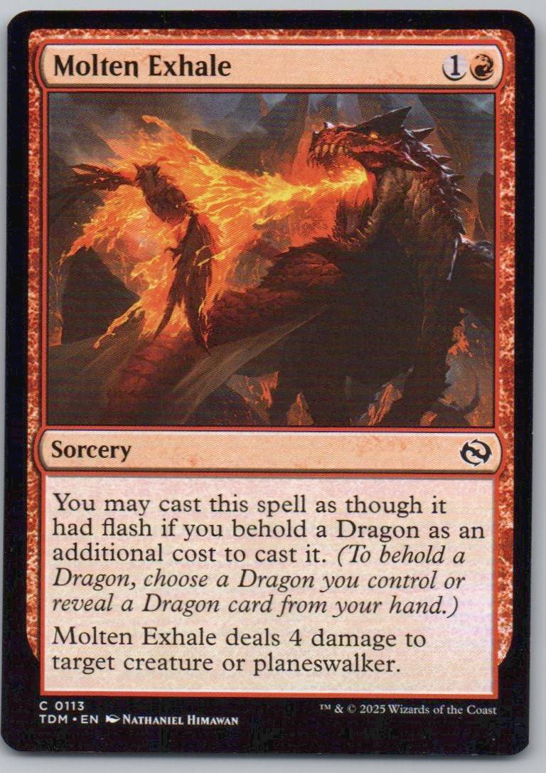 Molten Exhale 113 Normal Sorcery Card - Tarkir: Dragonstorm