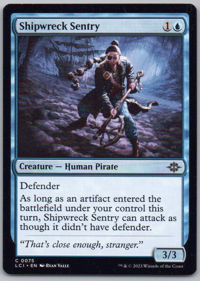 Shipwreck Sentry 75 Normal Creature Card - The Lost Caverns of Ixalan