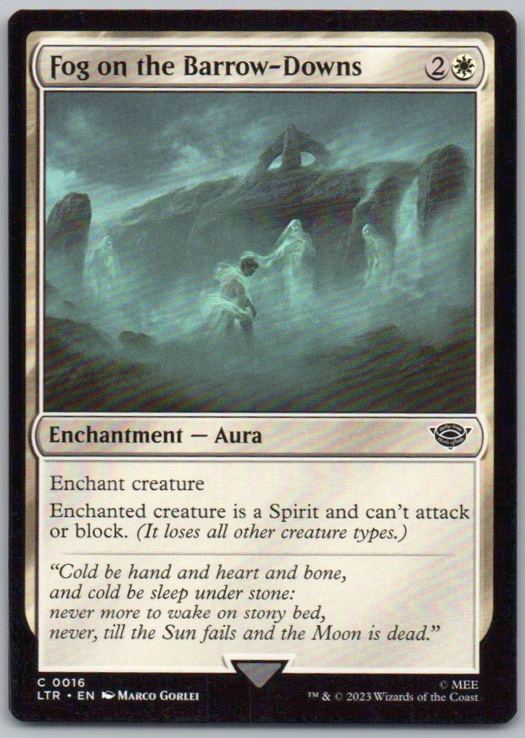 Fog on the Barrow-Downs 16 0 Enchantment Card - Universes Beyond: The Lord of the Rings: Tales of Middle-earth