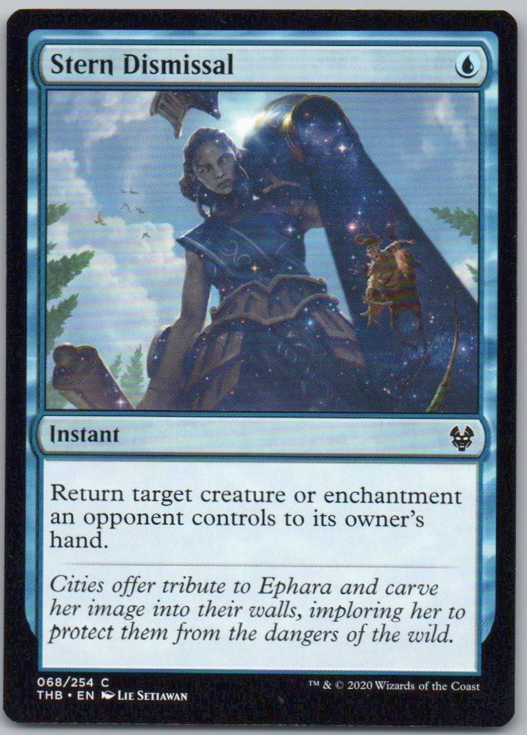 Stern Dismissal 68 Normal Instant Card - Theros Beyond Death