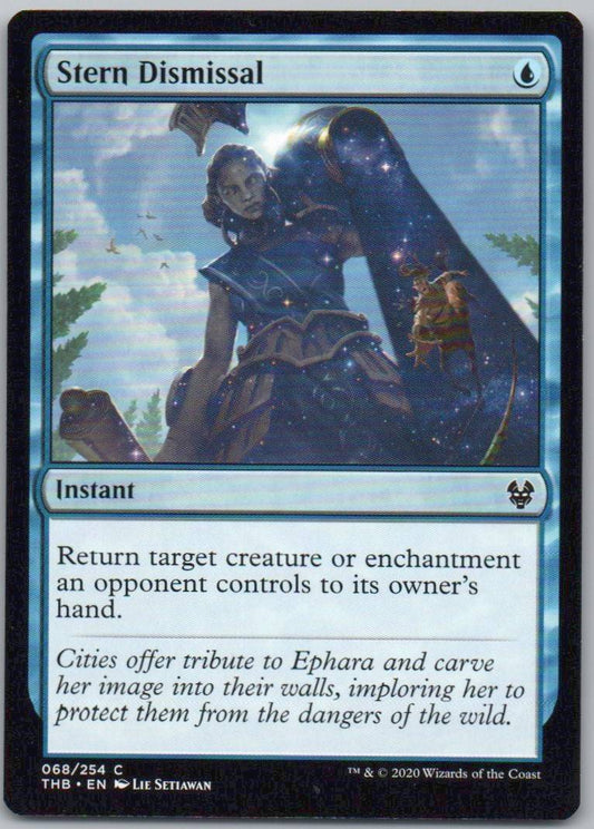 Stern Dismissal 68 Normal Instant Card - Theros Beyond Death