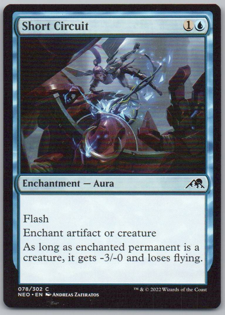 Short Circuit 78 Normal Enchantment Card - Kamigawa: Neon Dynasty