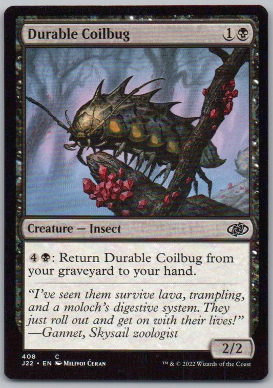 Durable Coilbug 408 0 Creature Card - Jumpstart 2022