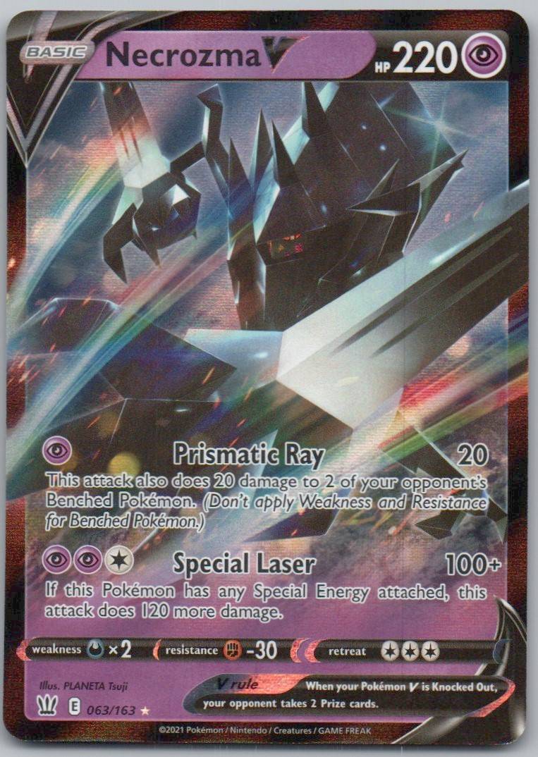 Necrozma V 063 Holo Psychic Card - Battle Styles