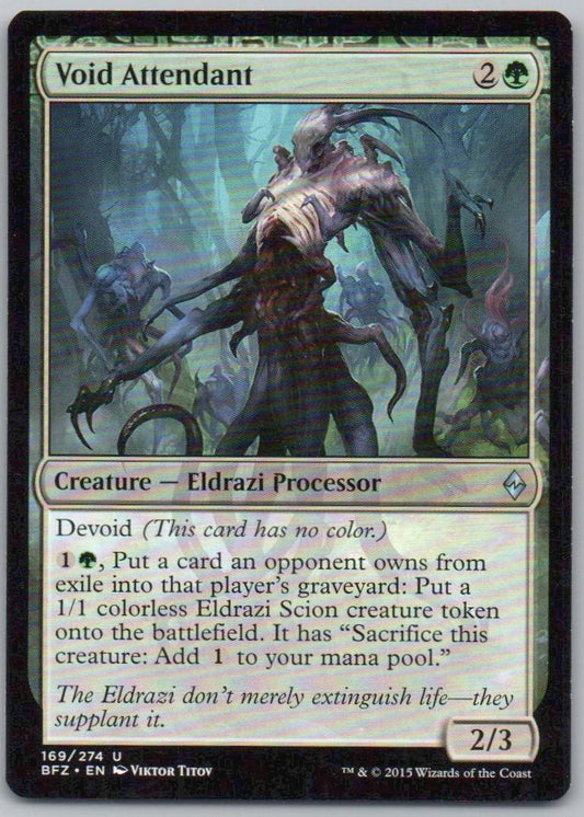 Void Attendant 169 Normal Creature Card - Battle for Zendikar