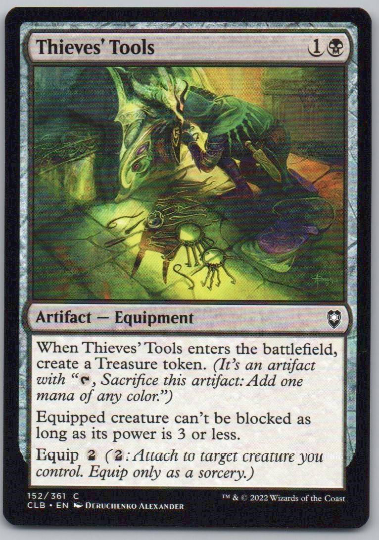 Thieves' Tools 152 Normal Artifact Card - Commander Legends: Battle for Baldur's Gate