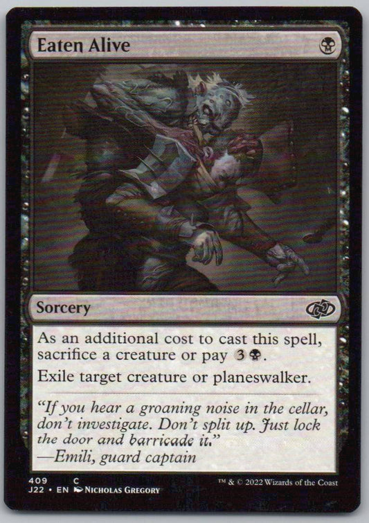 Eaten Alive 409 0 Sorcery Card - Jumpstart 2022