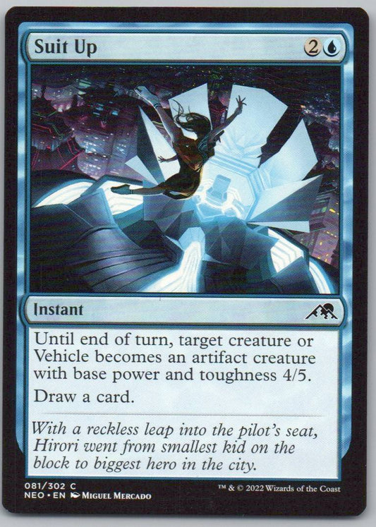 Suit Up 81 Normal Instant Card - Kamigawa: Neon Dynasty