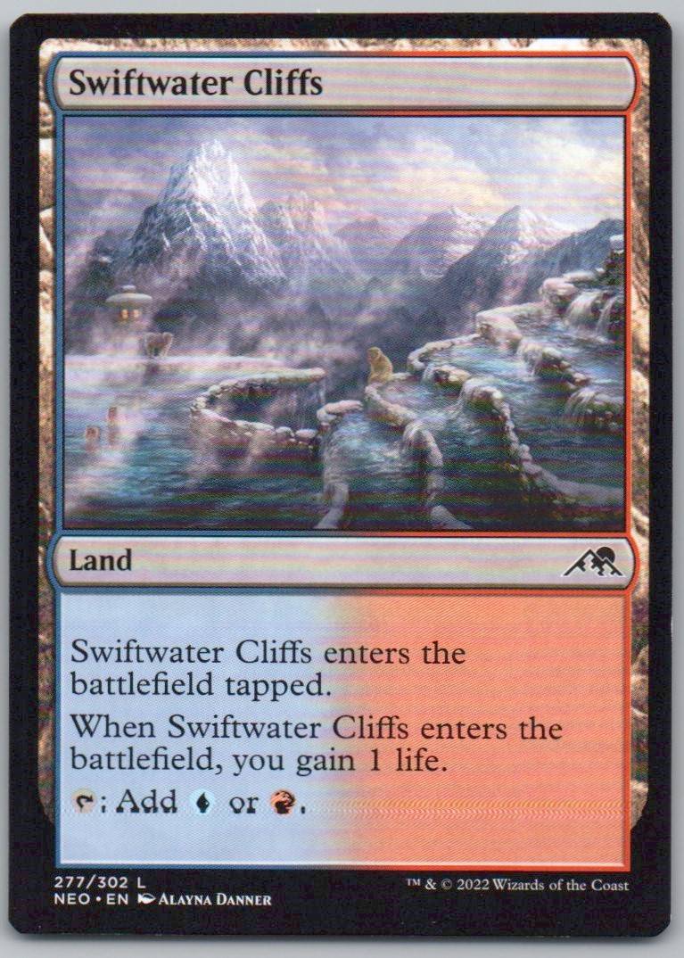 Swiftwater Cliffs 277 Normal Land Card - Kamigawa: Neon Dynasty