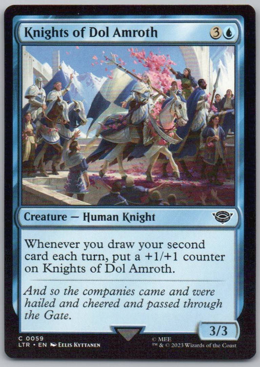 Knights of Dol Amroth 59 0 Creature Card - Universes Beyond: The Lord of the Rings: Tales of Middle-earth