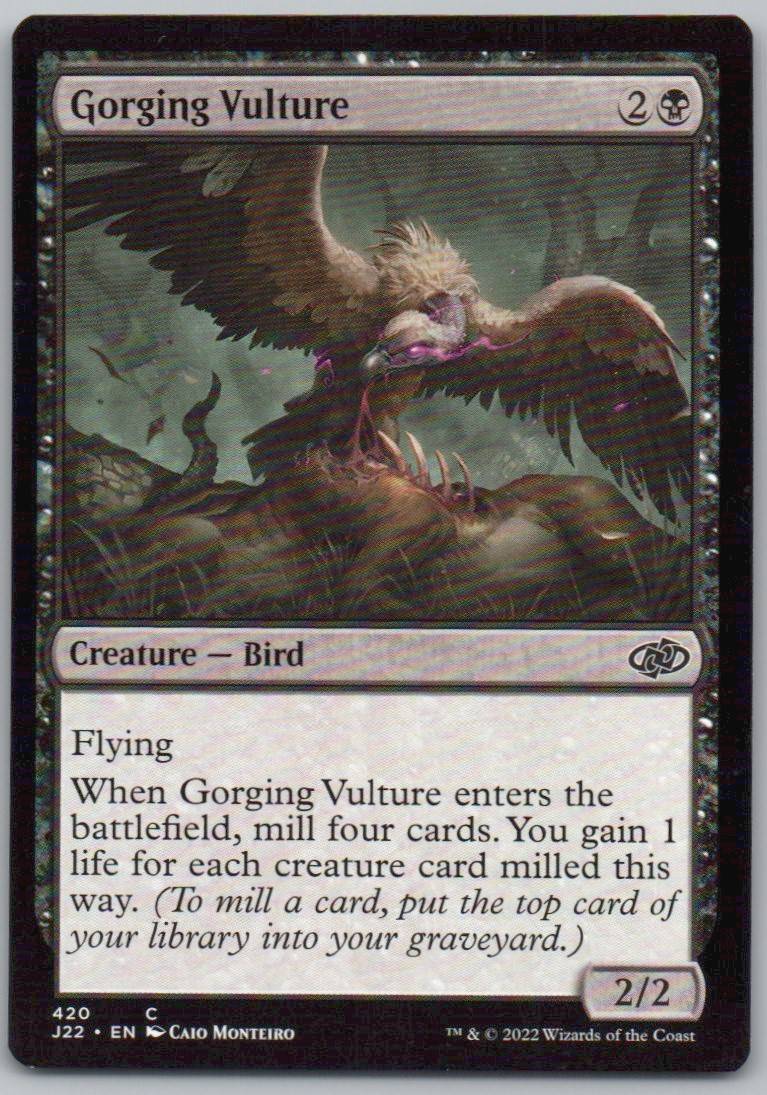 Gorging Vulture 420 0 Creature Card - Jumpstart 2022