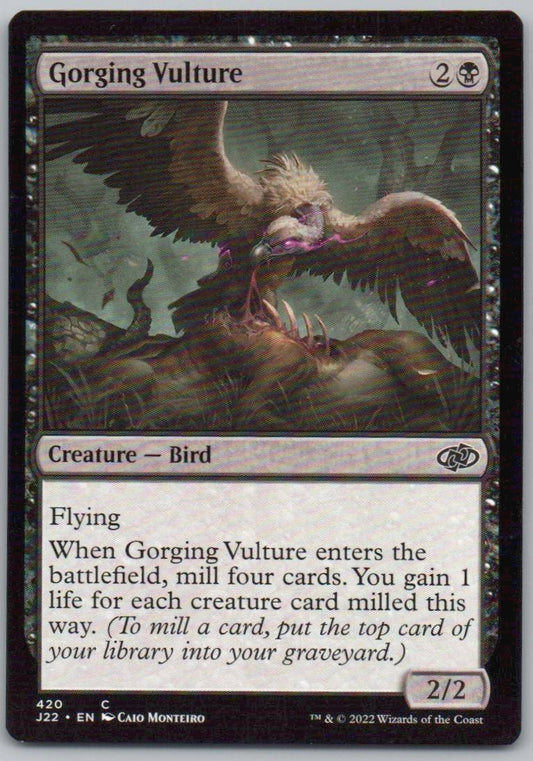 Gorging Vulture 420 0 Creature Card - Jumpstart 2022