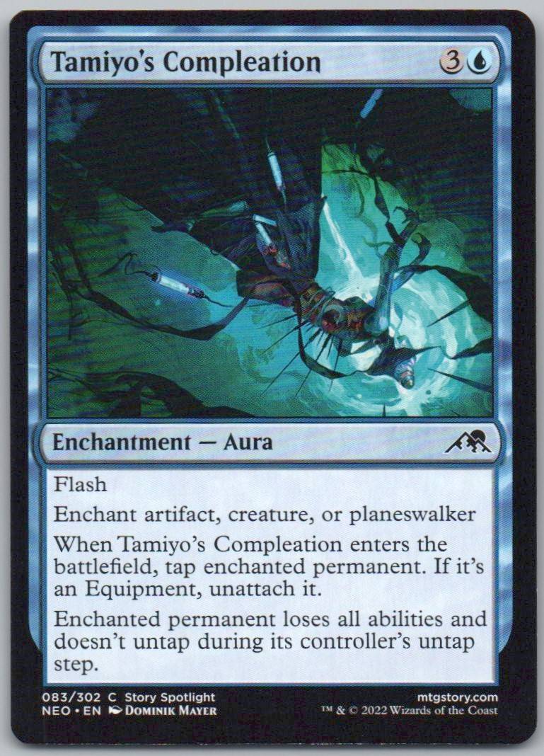 Tamiyo's Compleation 83 Normal Enchantment Card - Kamigawa: Neon Dynasty