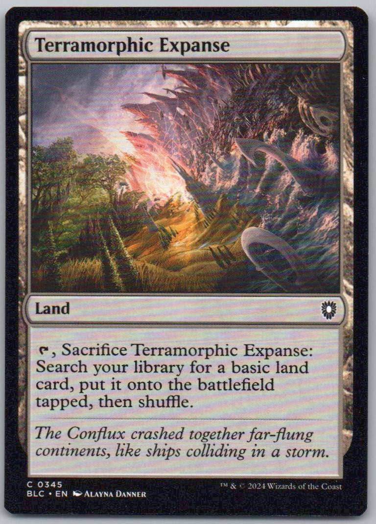 Terramorphic Expanse 345 Normal Land Card - Commander: Bloomburrow