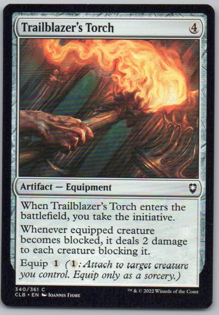 Trailblazer's Torch 340 Normal Artifact Card - Commander Legends: Battle for Baldur's Gate